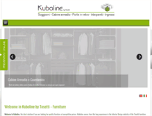 Tablet Screenshot of kuboline.it